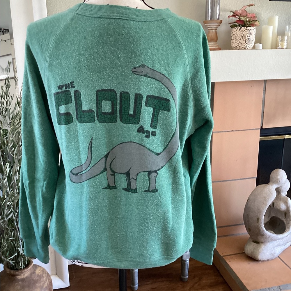 Green Vintage Surfer Crewneck Sweatshirt
